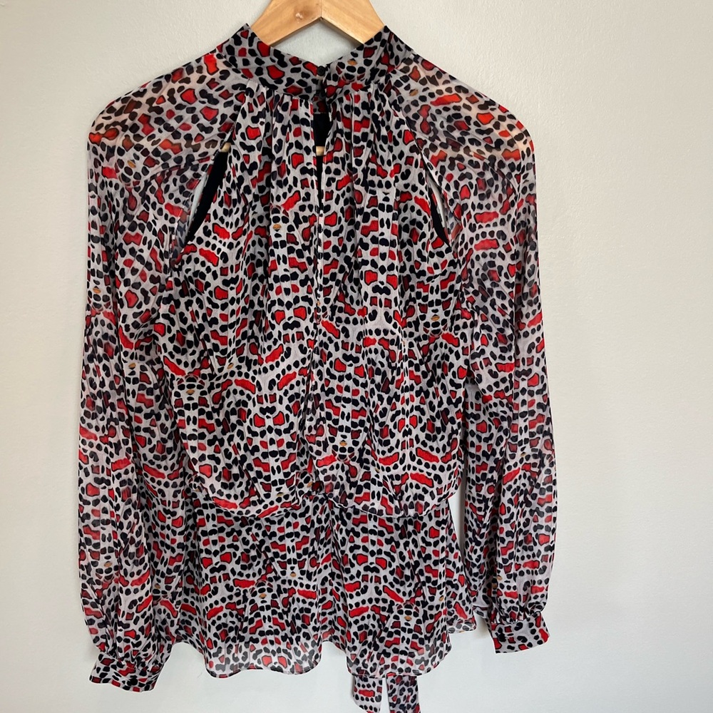 Reiss Long Sleeve Blouse Size 4 - Good Condition